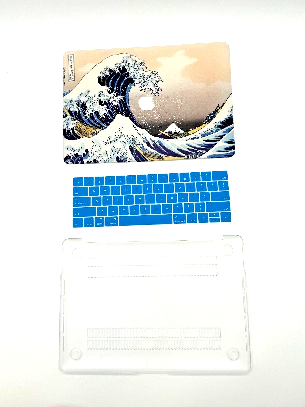 For MacBook Pro 16" Hard Shell Cover Multicolor - Under the Wave w/keypad cover