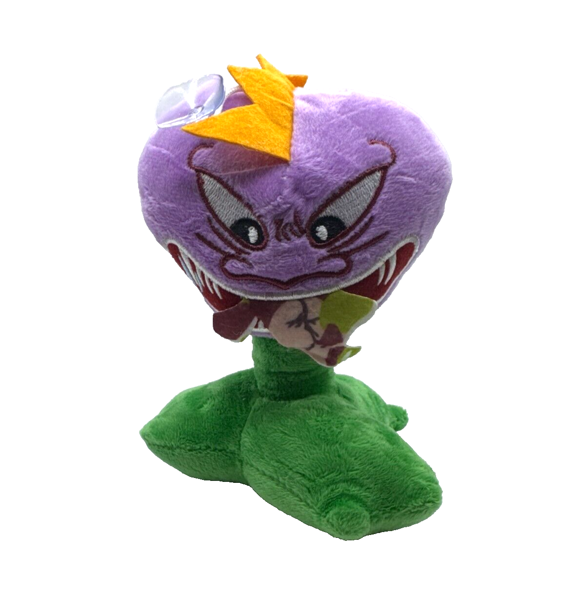 Plants vs. Zombies - Purple Head Plant Plushie w/Suction Cup for Hanging