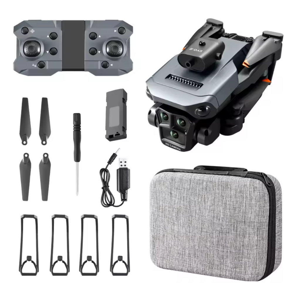 New K6 Max Triple Lens Drone 2.4G RC Optical Flow Drone with 4K Electric Camera
