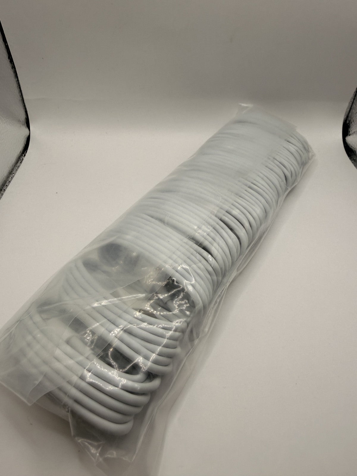 Bulk Lot 10-Pack USB-A to 8-Pin Charging Cables for iPhone/iPad 3ft White