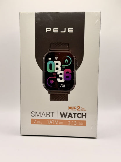 Peje G08 42mm Smart Watch 2.13" AMOLED GPS 1ATM Waterproof BT Call | SILVER