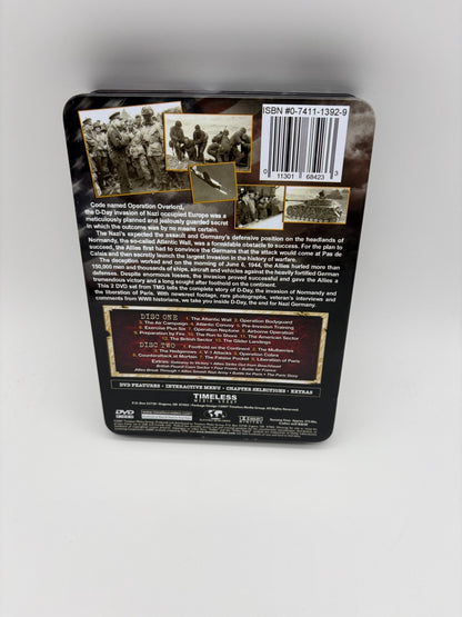 D-Day Code Name: Overlord Brand New- Sealed- 2 Disc Set DVD -Metal Tin