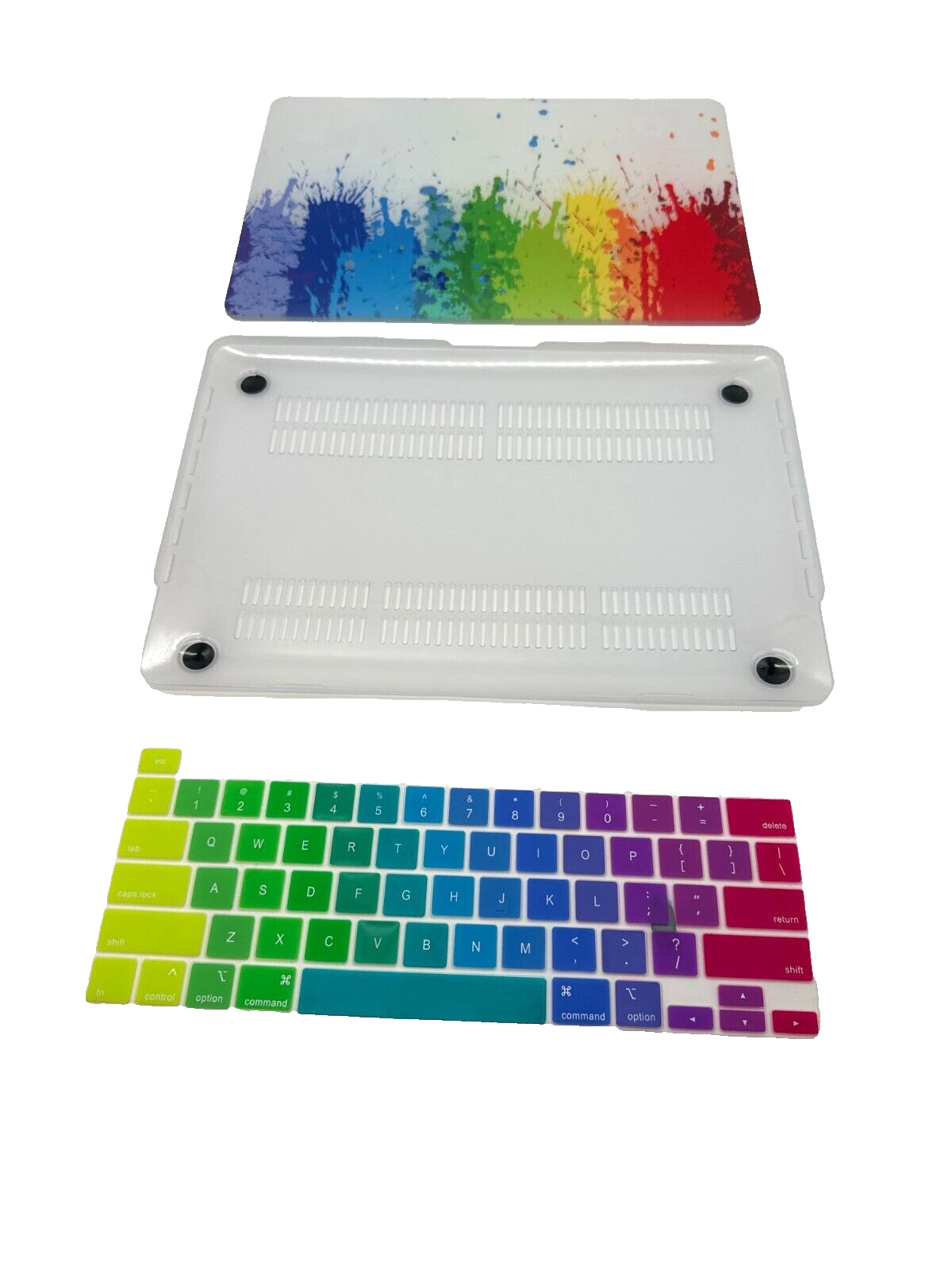 For MacBook Pro Retina 13" Hard Shell Cover - Paint Splashes w/Keyboard cover