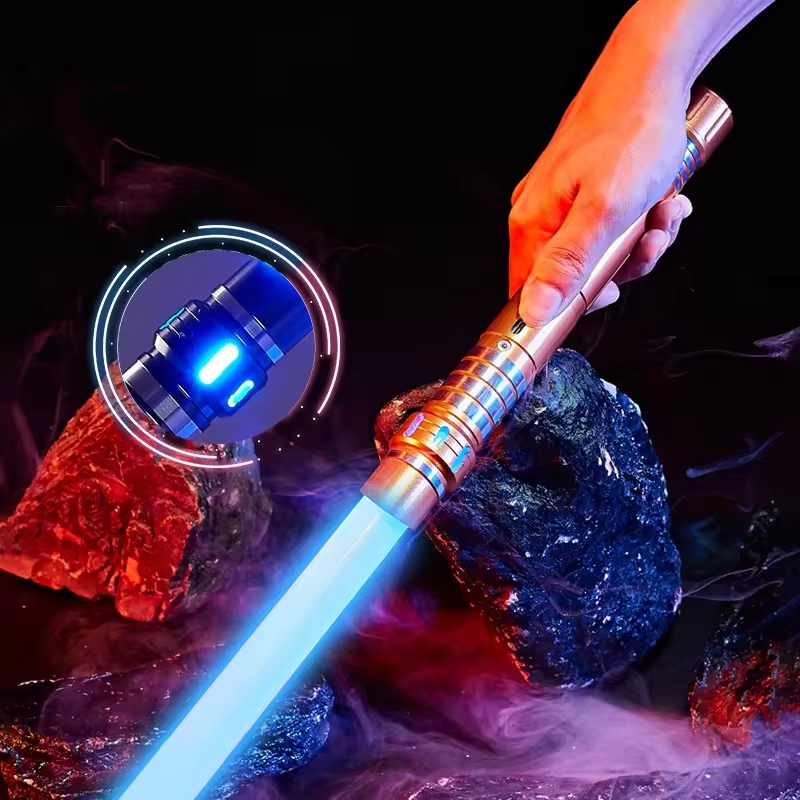 Lightsaber w/ Lights & Sound, 31in w/ Hilt, 22" Polycarbonate Blade, Connectable