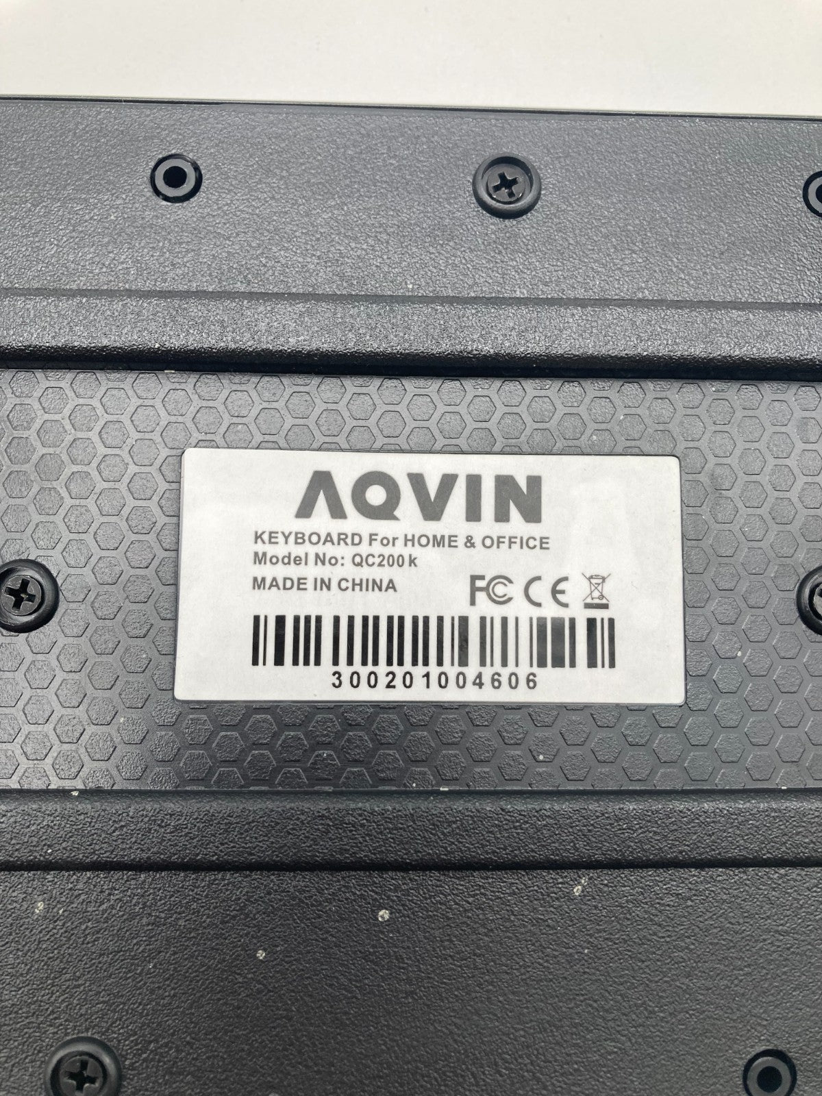 AQVIN Keyboard for Home and Office Model #QC200k