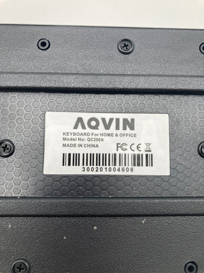 AQVIN Keyboard for Home and Office Model #QC200k