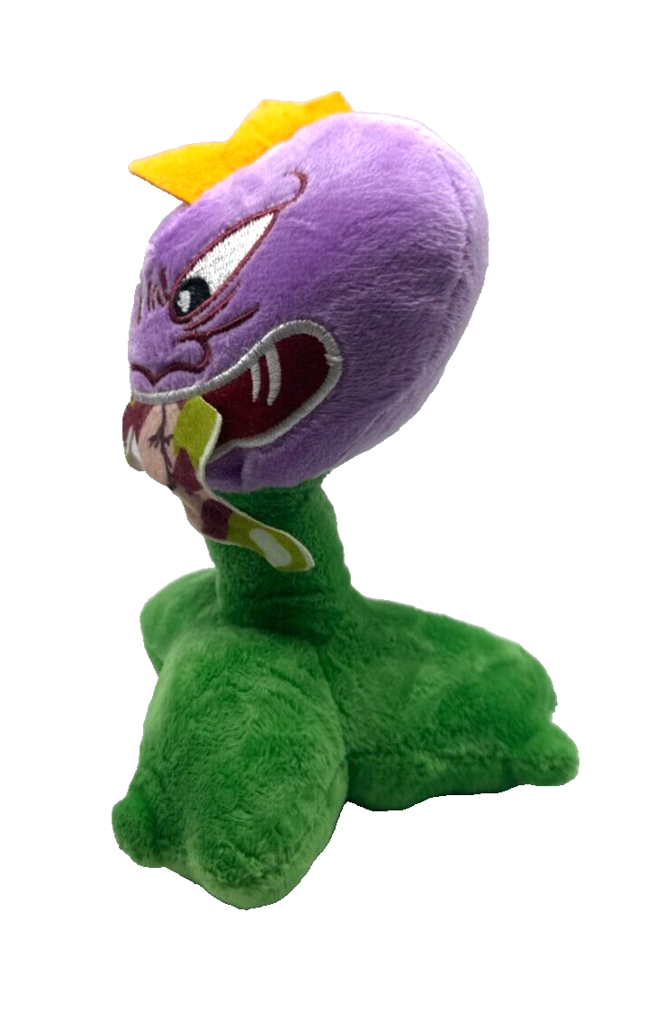 Plants vs. Zombies - Purple Head Plant Plushie w/Suction Cup for Hanging