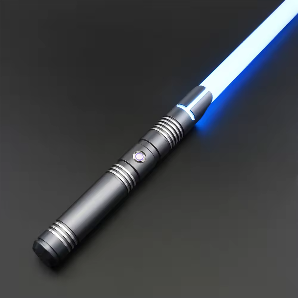 TXQ saber RGB Lightsaber 12 Colors 10 Sounds Dueling Metal Hilt Polycarbonate