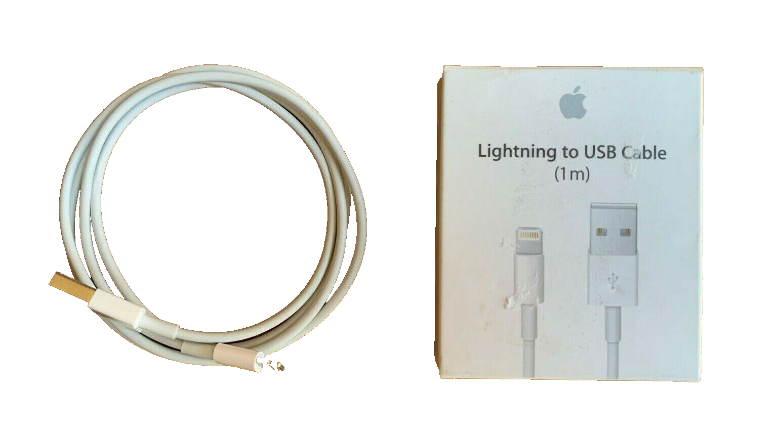 GENUINE Apple Lightning to USB Cable (1m) for iPhone/iPad (MXLY2AM/A)