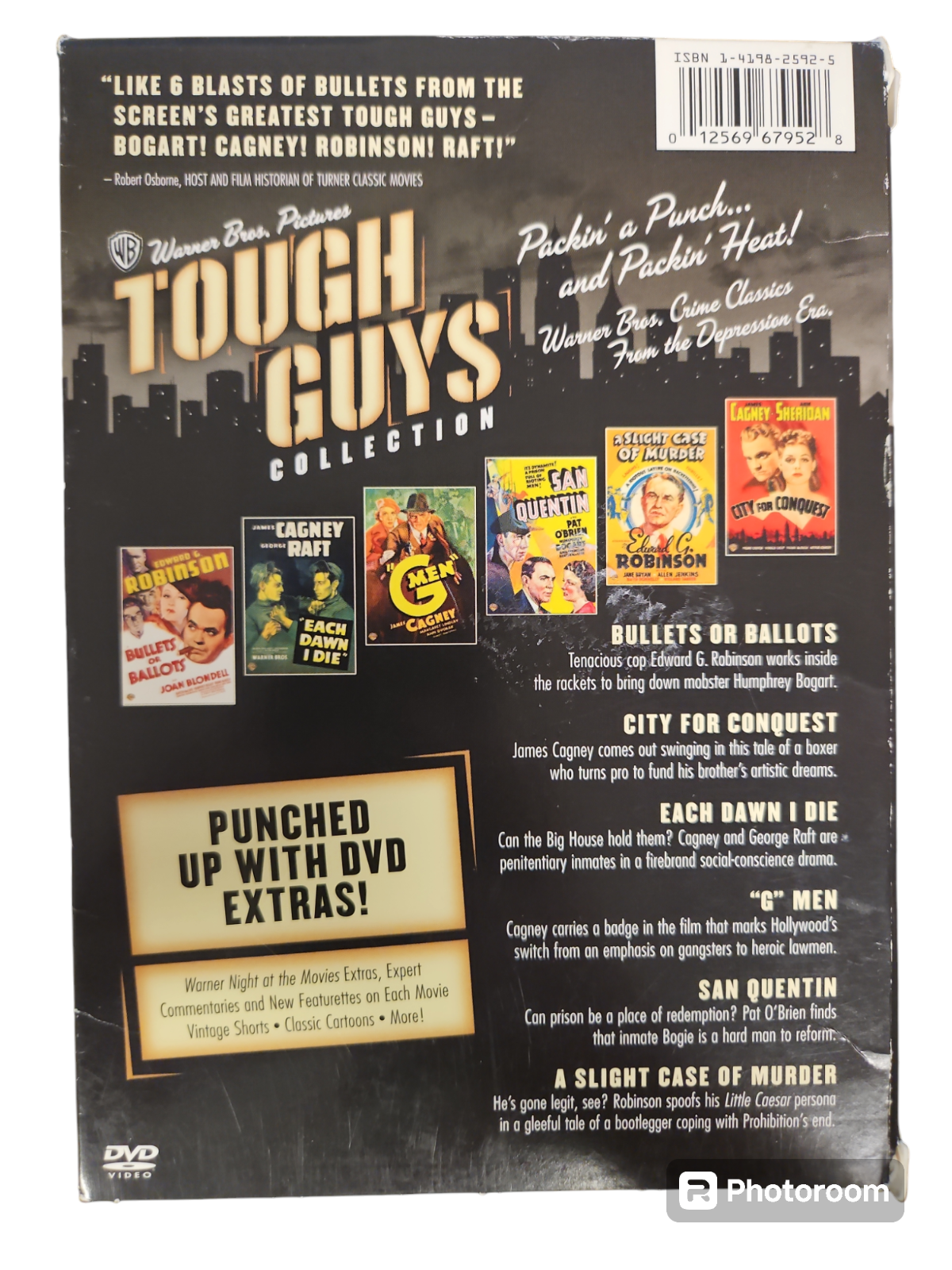 Tough Guys Collection (DVD, 2006, 6-Disc Set), missing Each Dawn I Die Disc