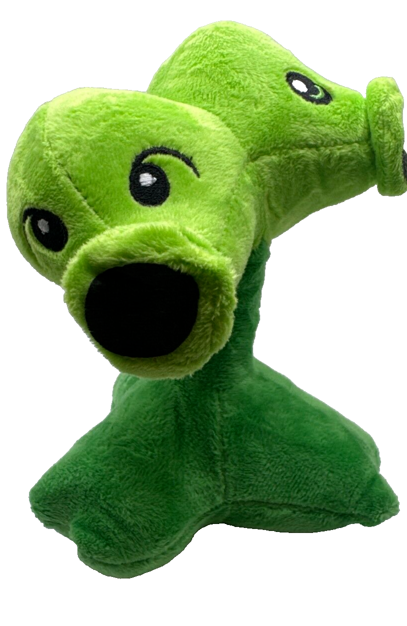 Plants vs. Zombies Twin Plant Plushie w/Suction Cup for Hanging