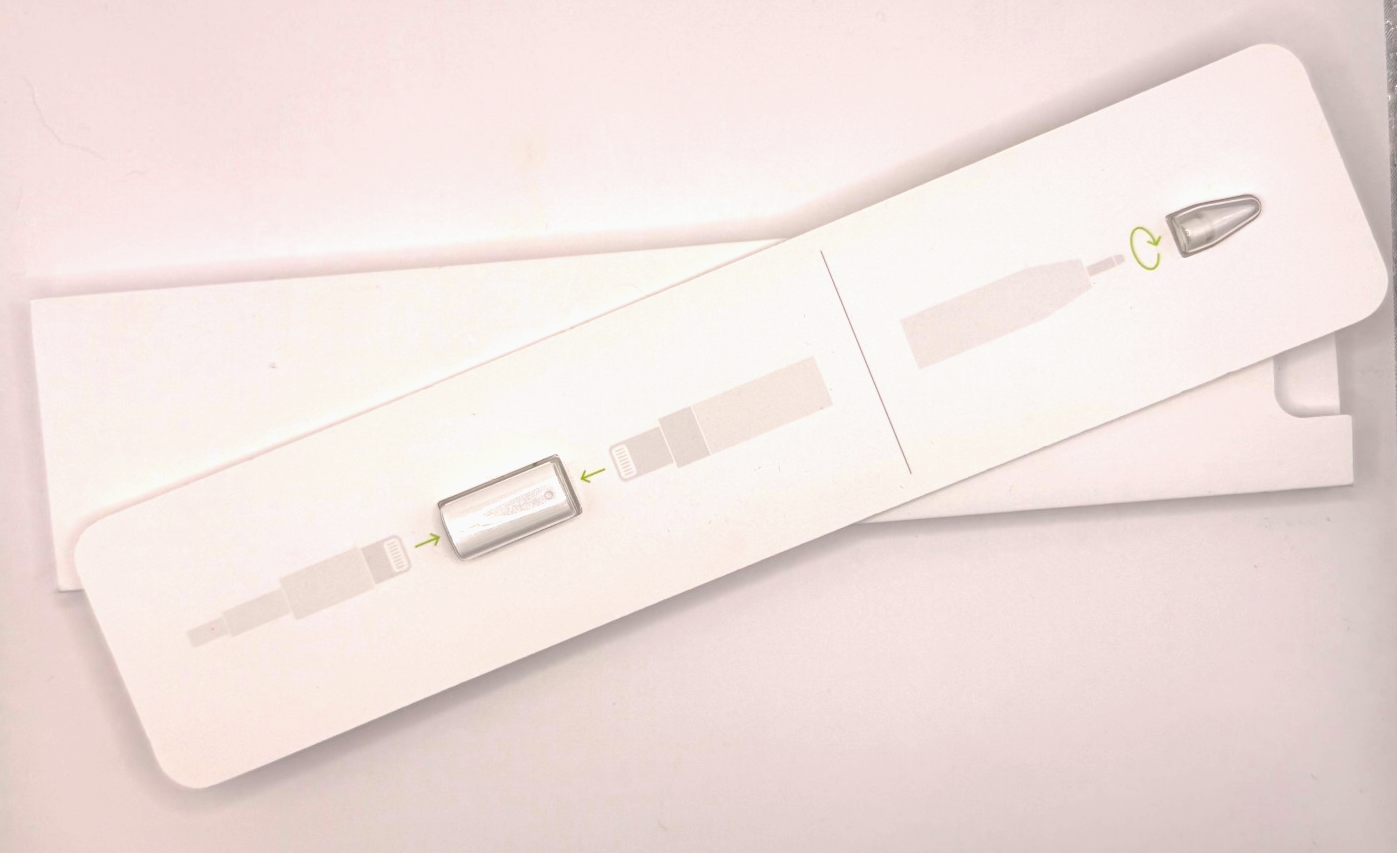 Apple Pencil Replacement Tip & Lightning Cable Charging Adapter (1st Generation)