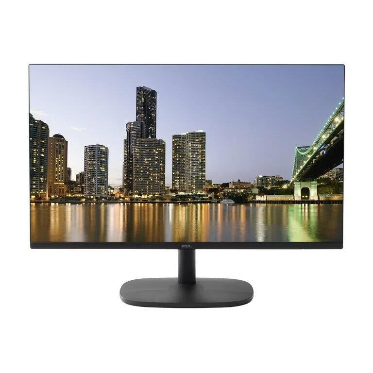 Onn 27" FHD 1080p 75hz Ultra-Thin Frame LED Monitor w/ HDMI, Black (100025358)