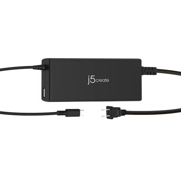j5create j5 100w USB-C Super Electronic Charger with Type-A port for MacBook