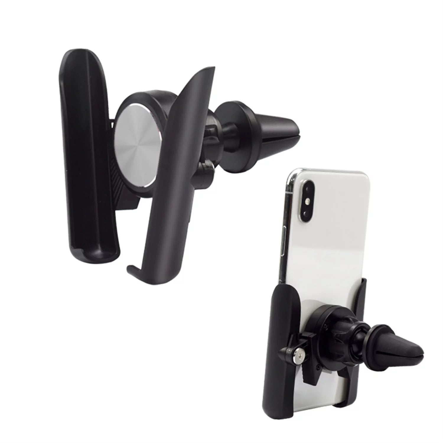 Skonyon Hands Free Car Cell Phone Holder with Stronger Vent Clip - Easily Place