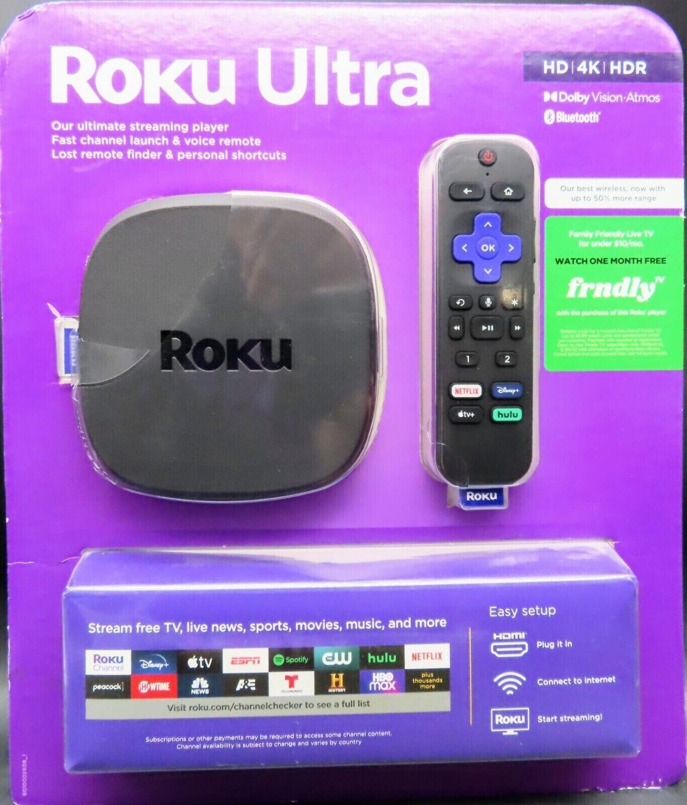 Roku HD | 4K | HDR | UHD Streaming Media Player - Black