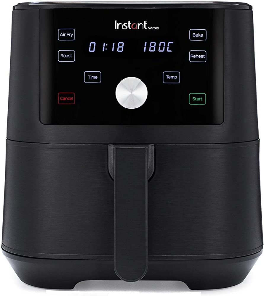 Instant Pot - 6 Quart Vortex 4-in-1 Air Fryer Oven - Black - Black