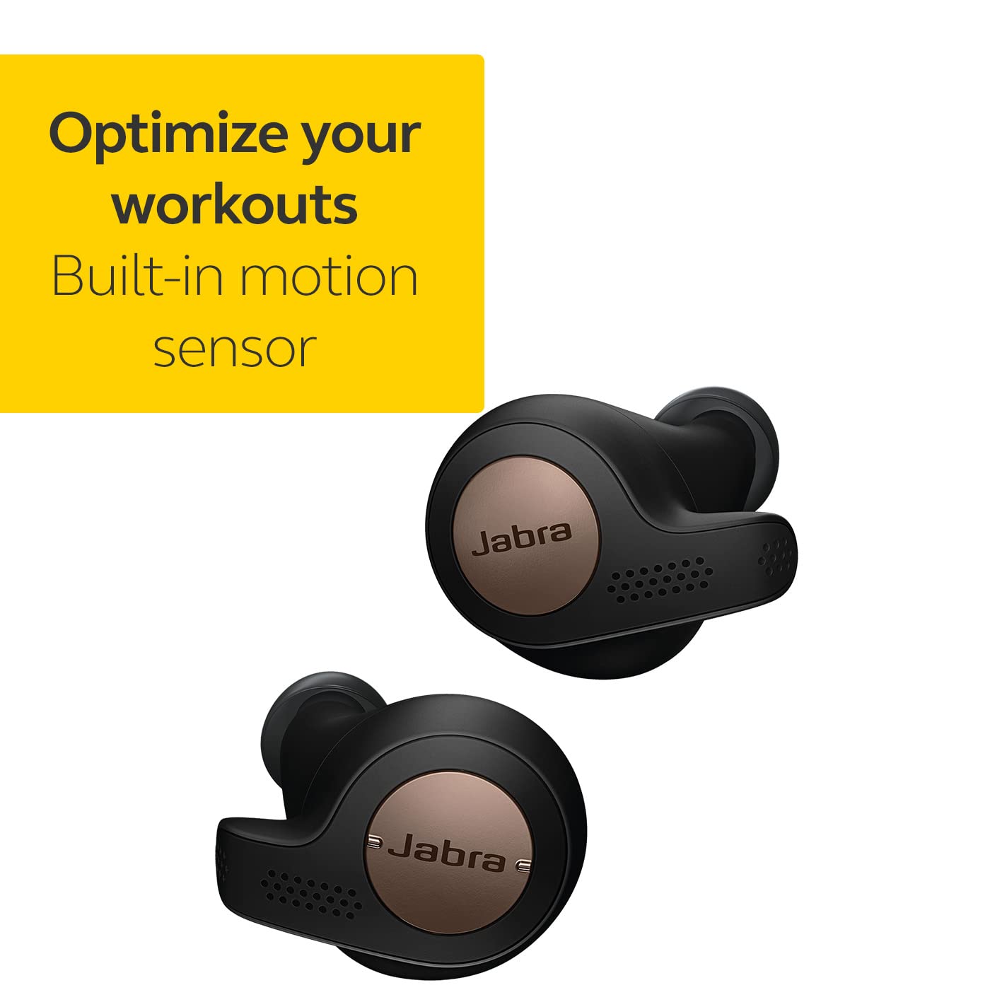 Jabra Elite Active 65t Black True Wireless Sport Earbuds Black-NOT IN OG PACKAGE