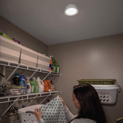 Beams 2pk LED Wireless Motion Sensing Ceiling Lights | White MB981