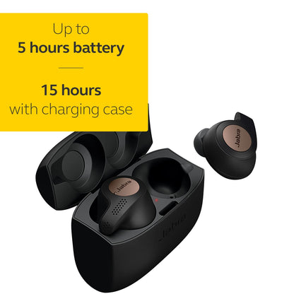 Jabra Elite Active 65t Black True Wireless Sport Earbuds Black-NOT IN OG PACKAGE