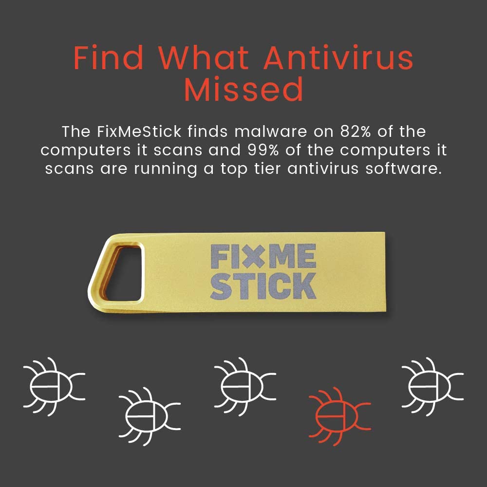 FixMeStick FMS9ZAFSTD Virus Removal Device, 2 Uses Left