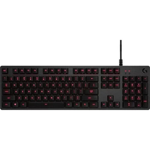 Logitech G413 Carbon (920008300) Wired Mechanical Gaming Keyboard, Black