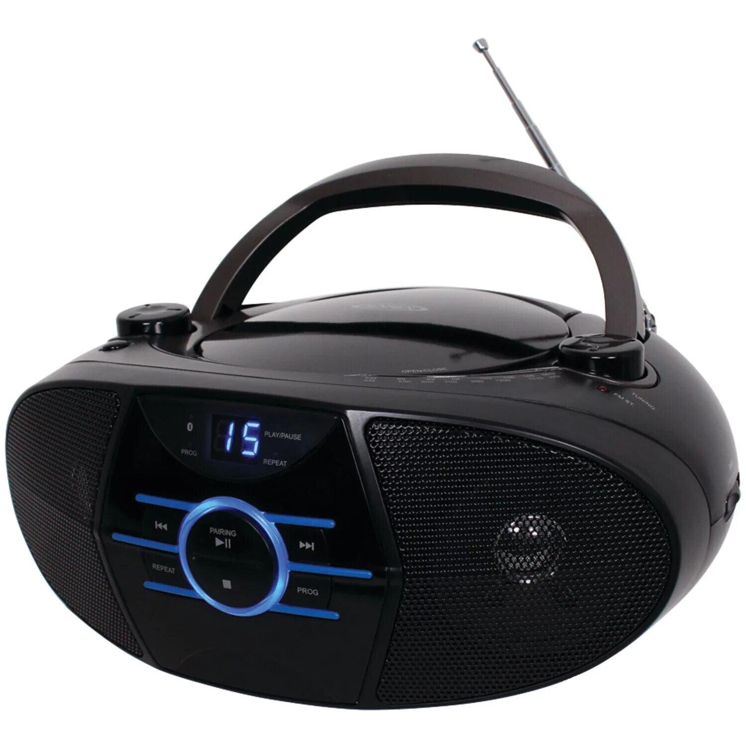 JENSEN Portable Bluetooth Radio CD Player with AM/FM Stereo CD-560C