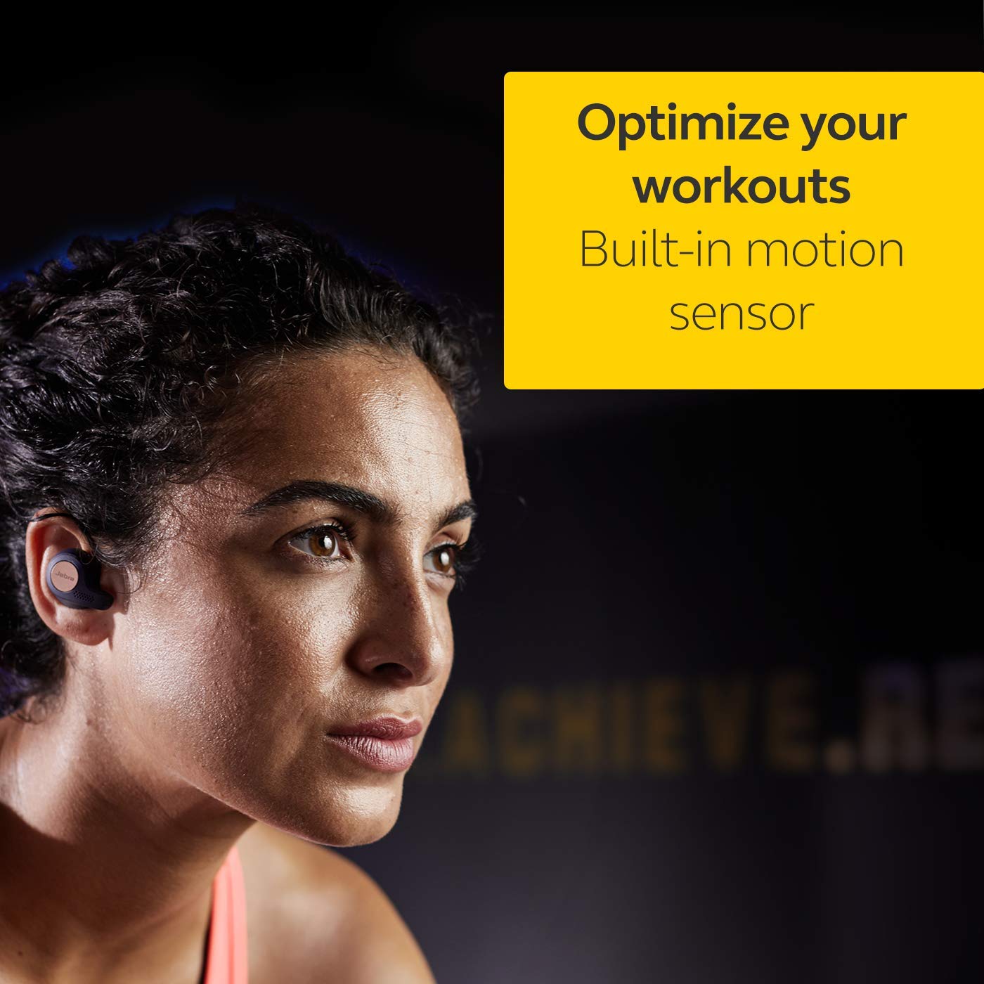 Jabra Elite Active 65t Black True Wireless Sport Earbuds Black-NOT IN OG PACKAGE