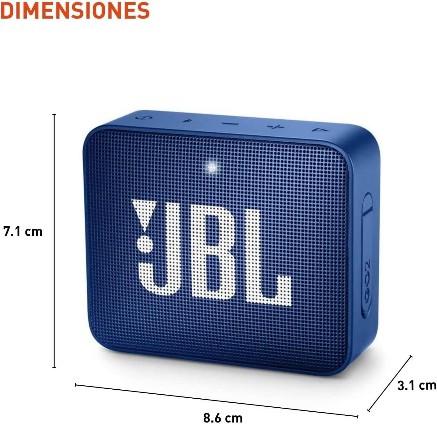 NEW! JBL GO2 - Waterproof Ultra Portable Bluetooth Speaker - Blue JBLGO2BLUAM