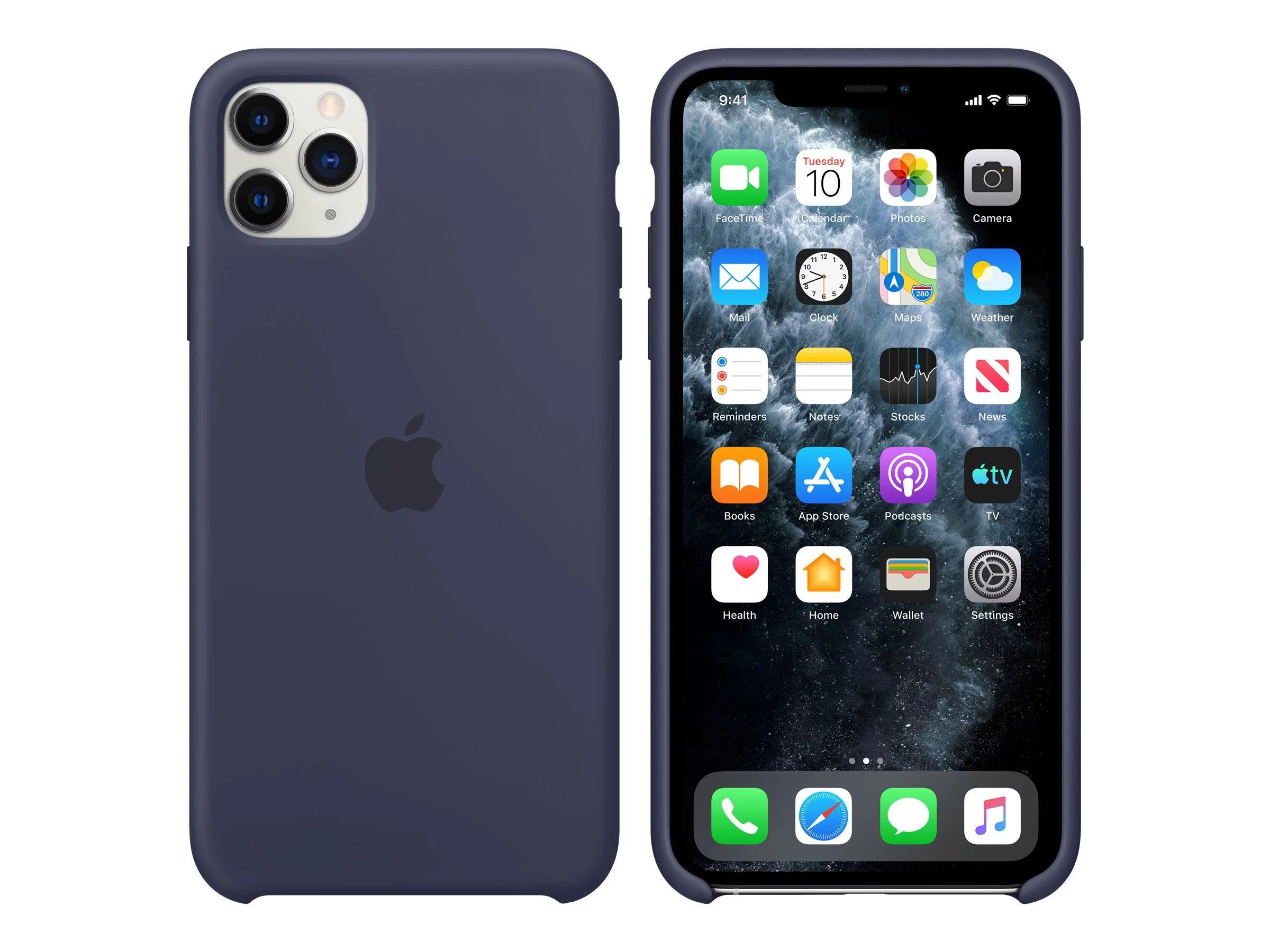 Apple Silicone Protective Case for iPhone 11 Pro Max - MWYW2ZM/A - Midnight Blue