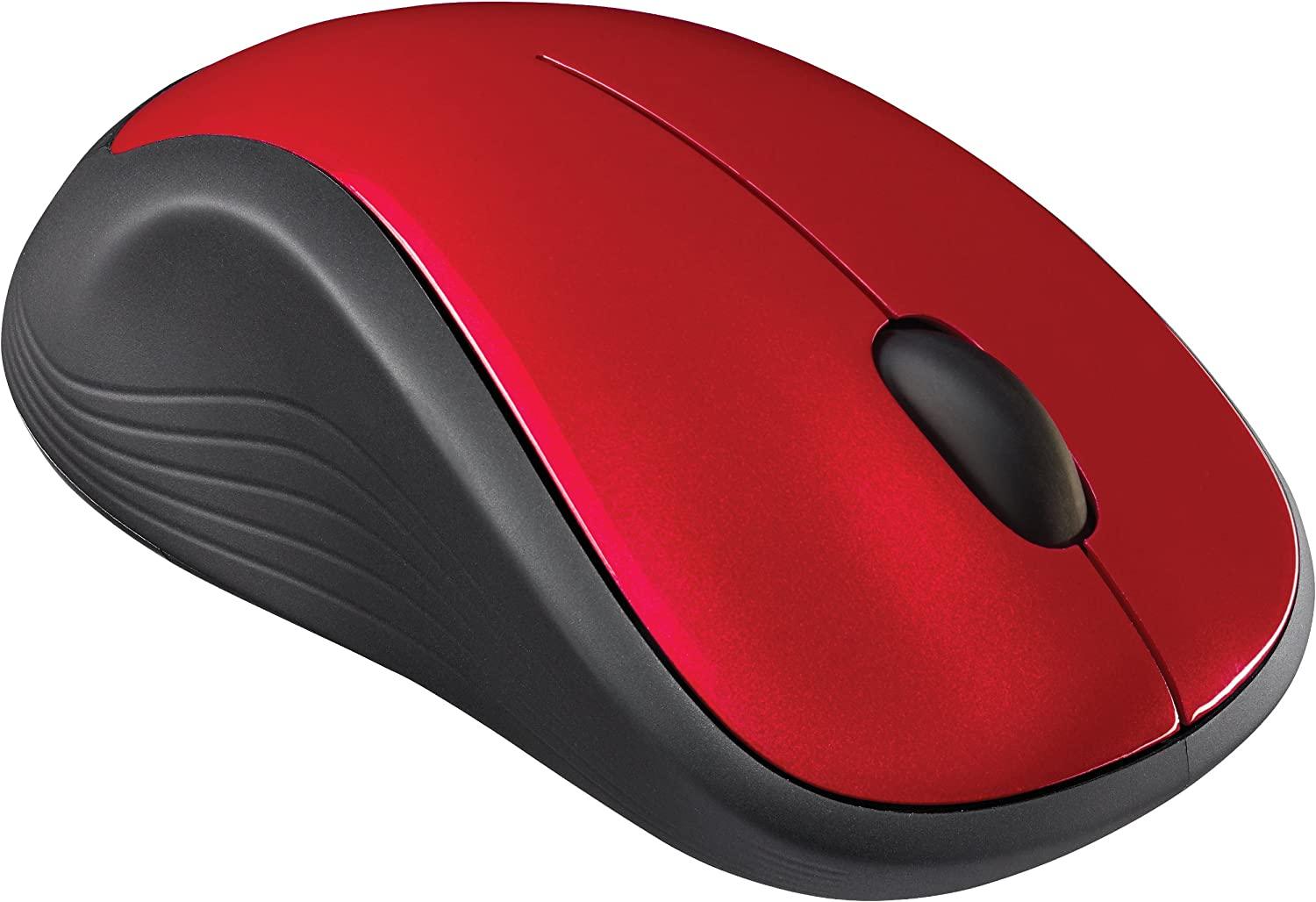 Logitech M310 Red Full Size Wireless Mouse M310 Flame Red 3 Buttons 1 x