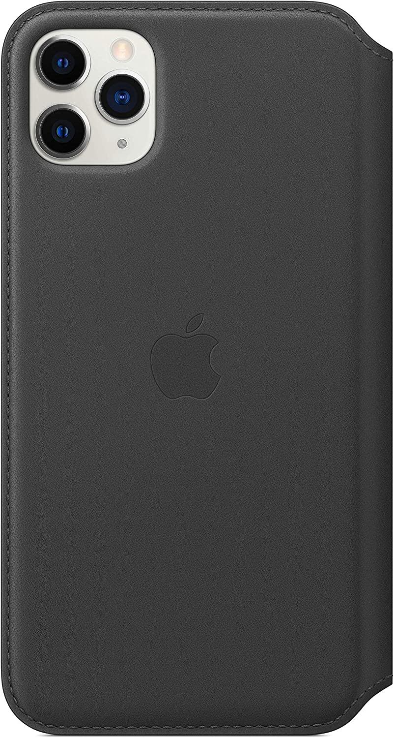 GENUINE OEM Apple iPhone 11 Pro Max Leather Folio Case Black MX082ZM/A