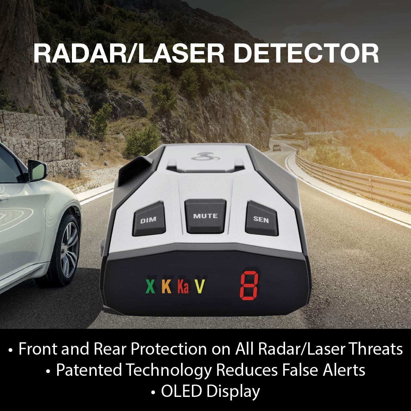 Cobra RAD 350 Radar and Laser Detector W/ False Alert IVT Filter