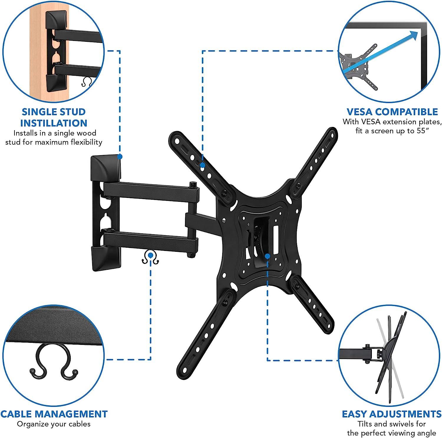 Mount-It! MI110073 Full Motion TV Wall Mount