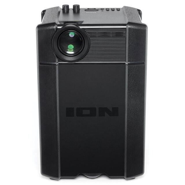 ION 150-Inch Home Projector Deluxe with Bluetooth and Microphone - IPA119B