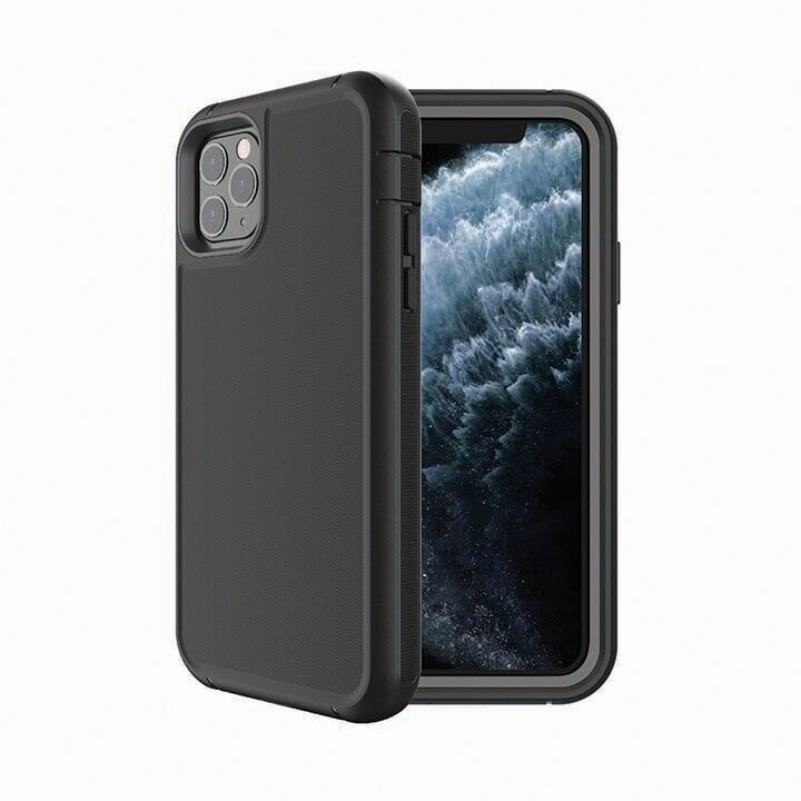iPhone 11 Pro Protect Onn Rugged Case w/Holster & Rotating Clip WIABLK100014116