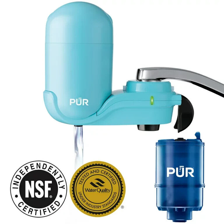 PUR Plus Mineral Core Faucet Filtration System FM2700G Sea Glass