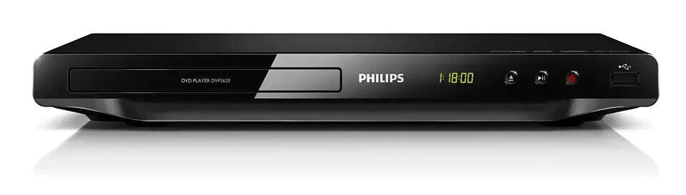 Philips DVP3620/F7 Upscaling Progressive Scan DVD/Multimedia Player (NO REMOTE)