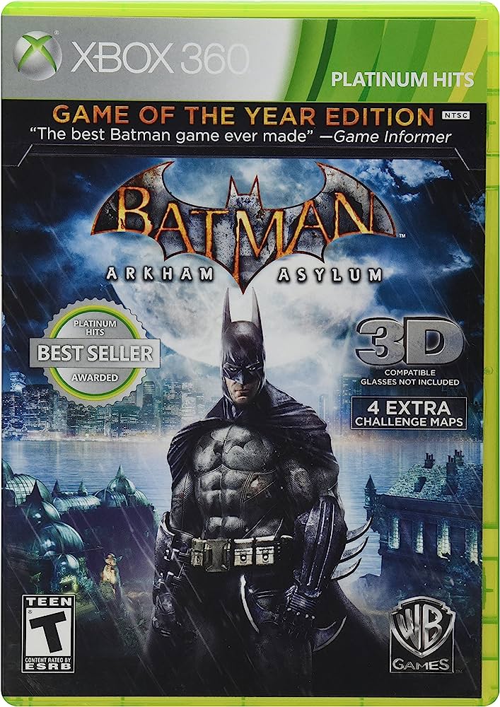 NEW! Batman: Arkham Asylum - Game of the Year Edition (Microsoft Xbox 360, 2010)