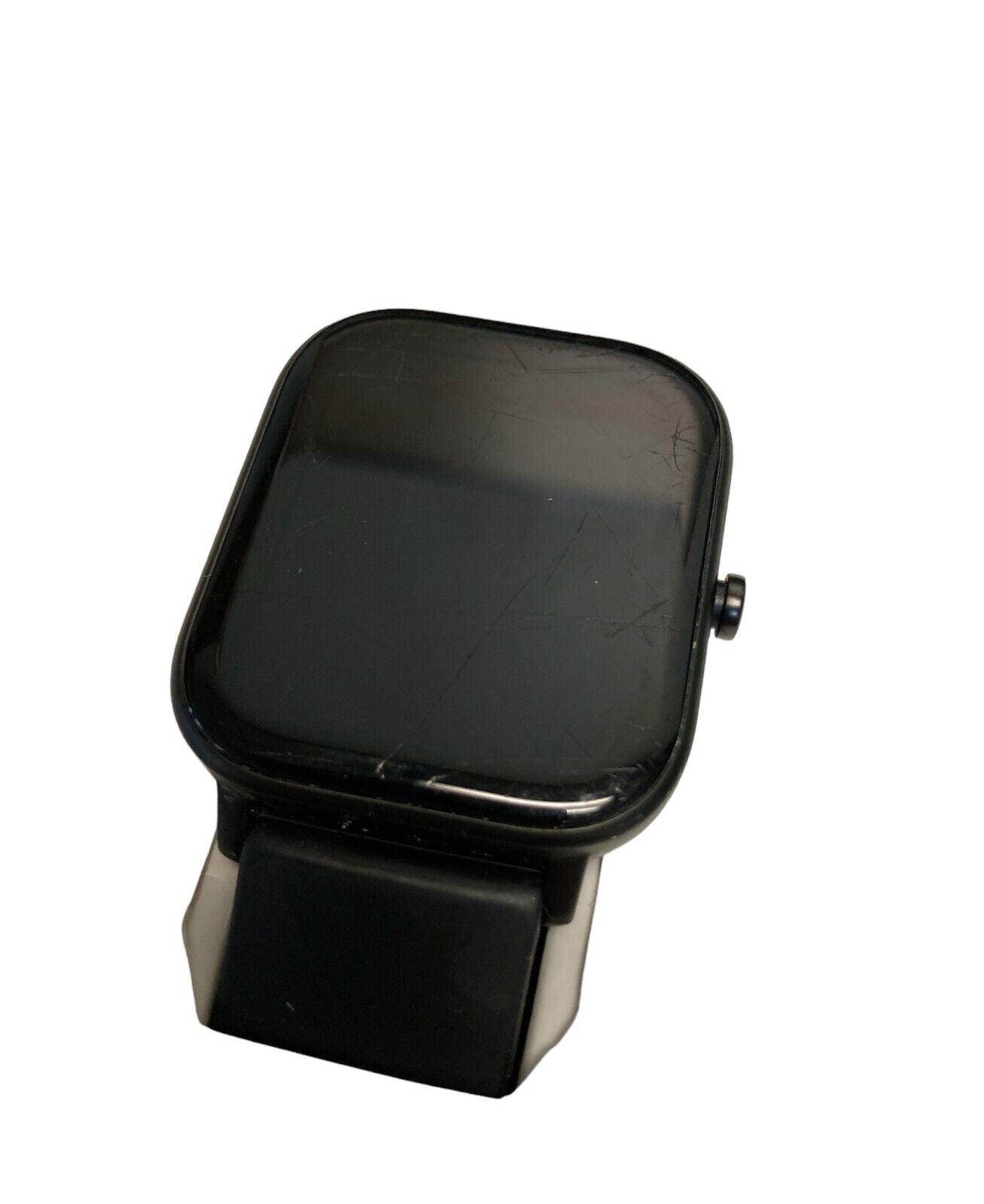 Amazfit GTS A1914 42mm Aluminum Case Black Silicone Strap - Black