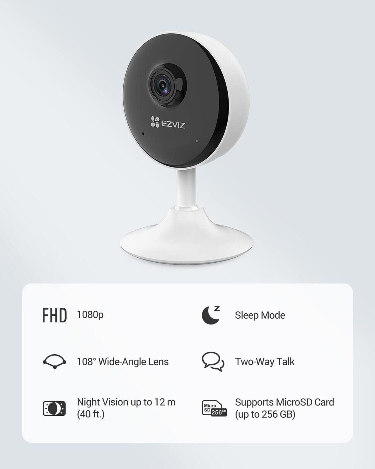 Wi-Fi Indoor Smart Security Home Camera (EZVIZ C1Cv2 CS-C1C E0-1E2WF)