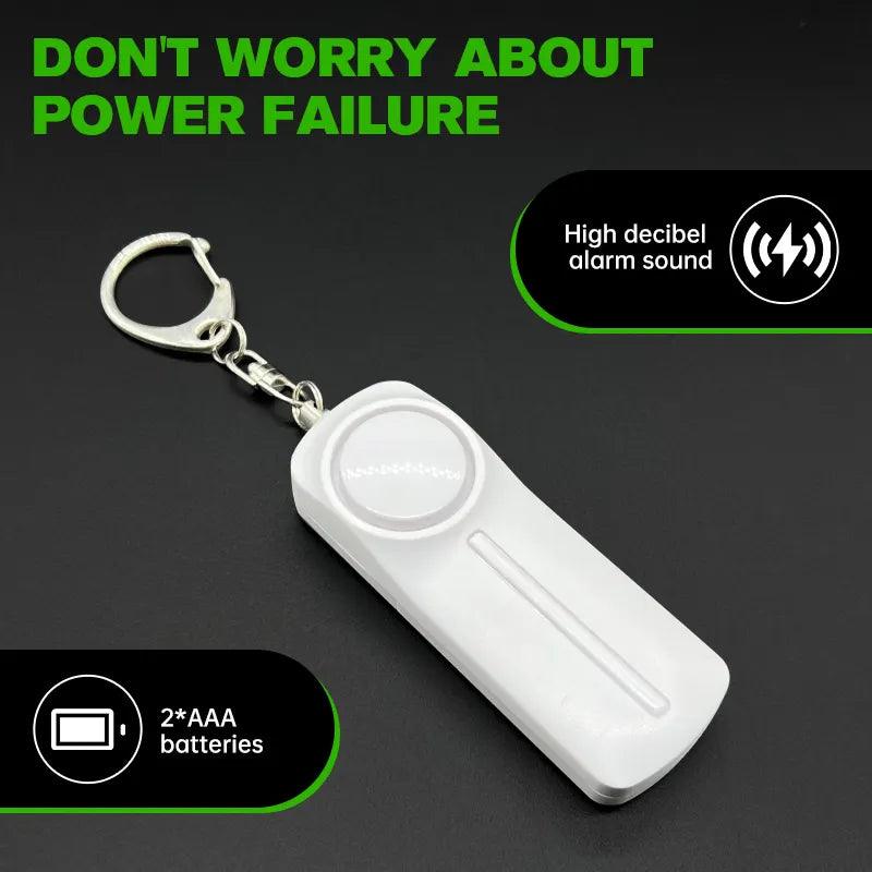 Mini Anti Attack SOS Alarm 130Db Loudness Protection Emergency Self Defence Personal Alarm for Women