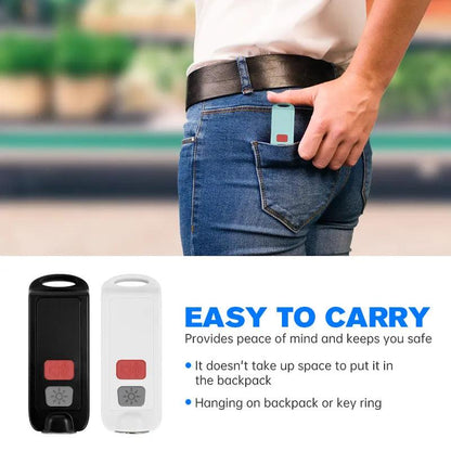 130Db Safe Sound Led Keychain Emergency Personal Self Defense Siren Safety Alarm For Women Keychain