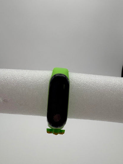 Smart Watch M8 Silicone Heart Rate Sport Watch for Kids- Green With Cactus