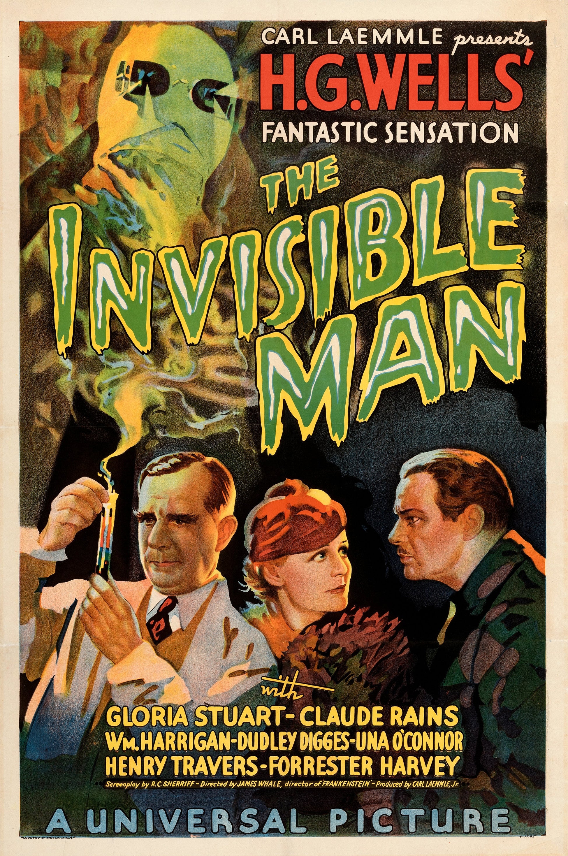 The Invisible Man: H. G. Wells' Fantastic Sensation DVD