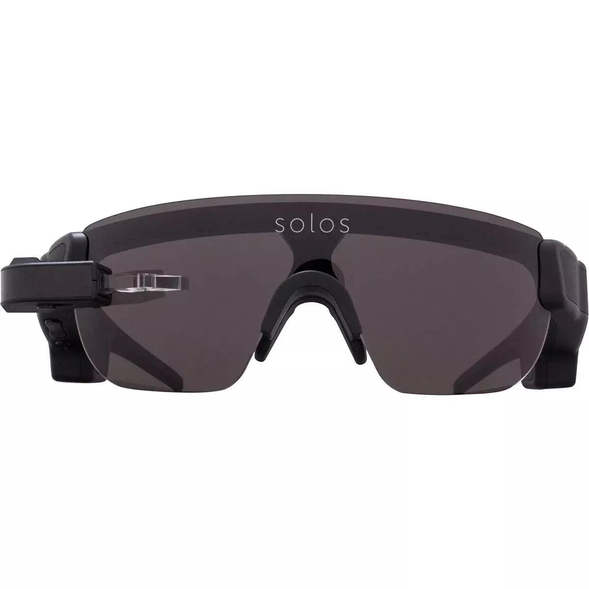 Solos Smart Glasses with Widescreen Display, Microphone & Vista Display, Blk NEW