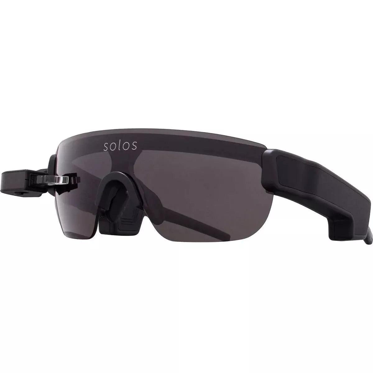 Solos Smart Glasses with Widescreen Display, Microphone & Vista Display, Blk NEW