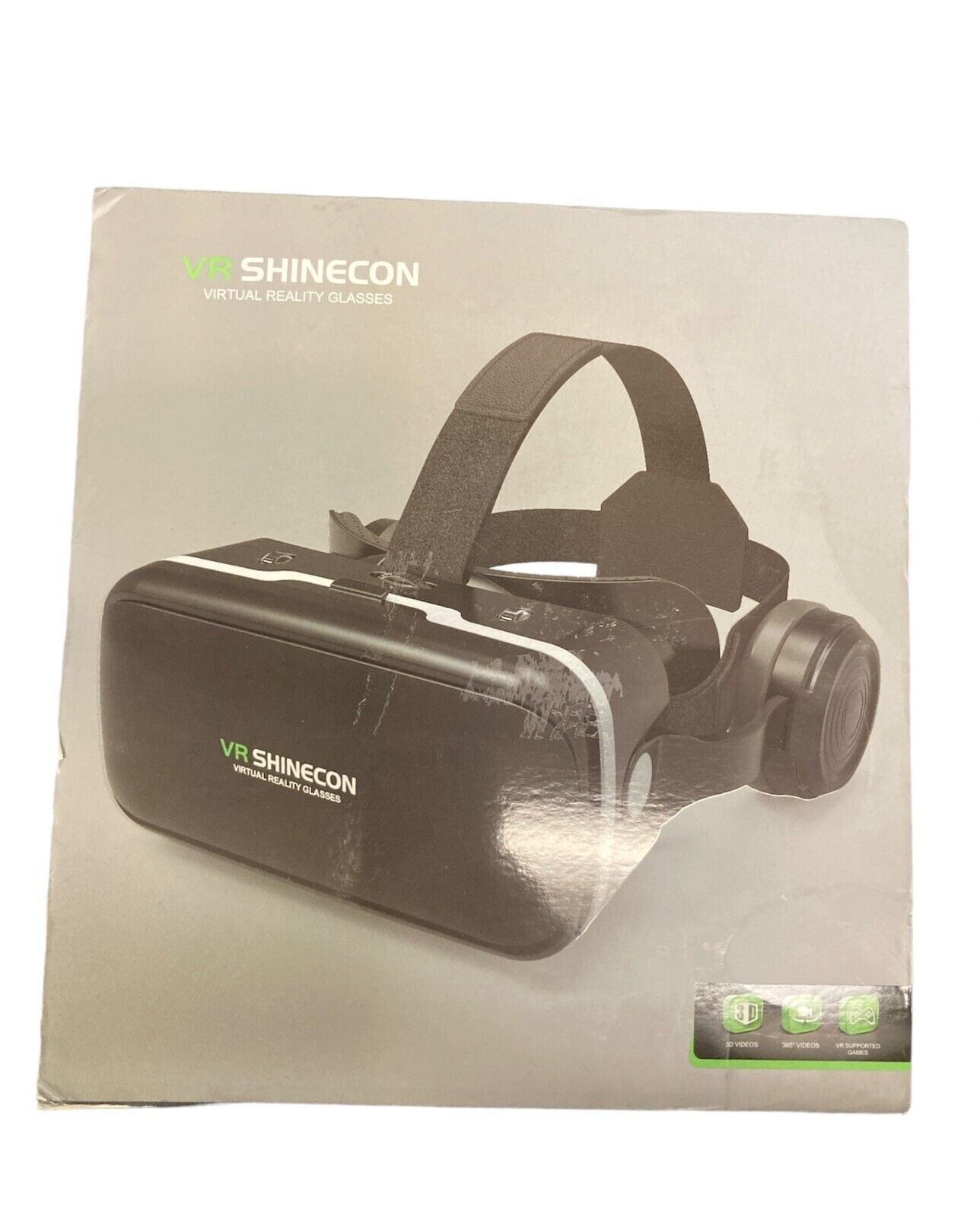 VR Shinecon Virtual Reality Glasses, Universal Smartphone Compatibility, Wide