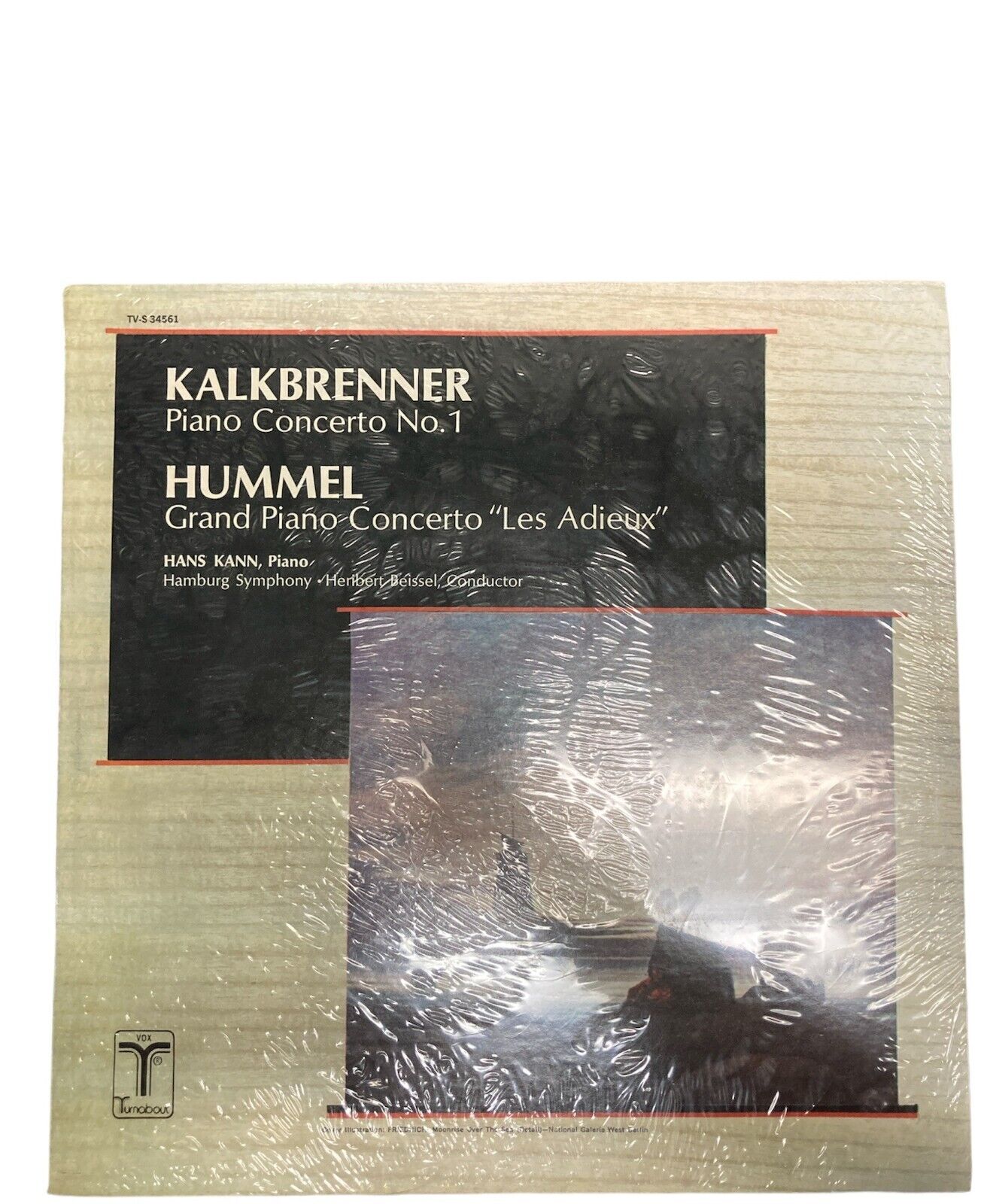 NEW! Kalkbrenner - Piano Concerto No. 1 Hummel Les Adieux~Turnabout -TV-S 34561