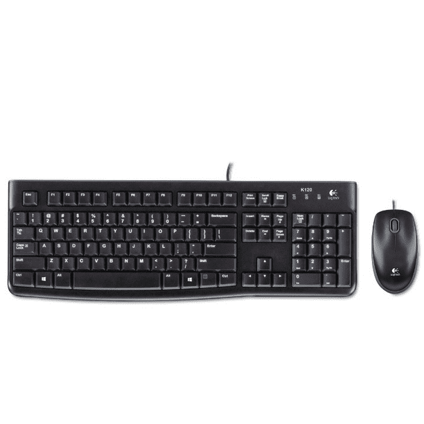 Logitech MK120 Desktop Wired Keyboard - KEYBOARD ONLY - NO MOUSE INCLUDED